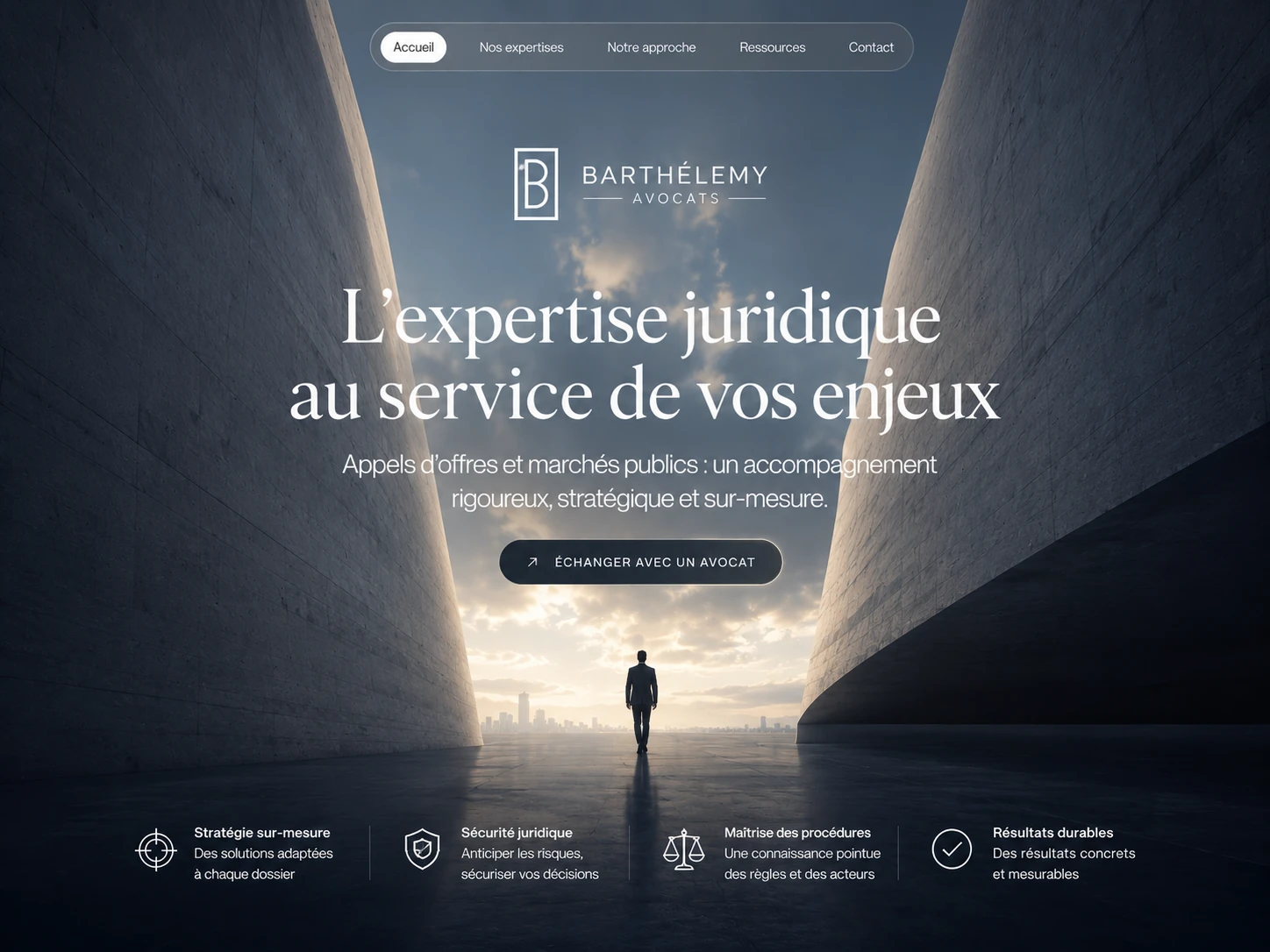 Design sur mesure d’un site internet pour cabinet d’avocats