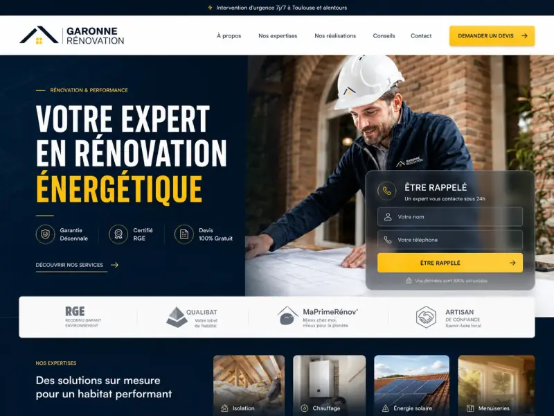 Projet Garonne Rénovation